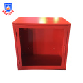 Red Steel Fire Hose Reel cabinet with Glass Window